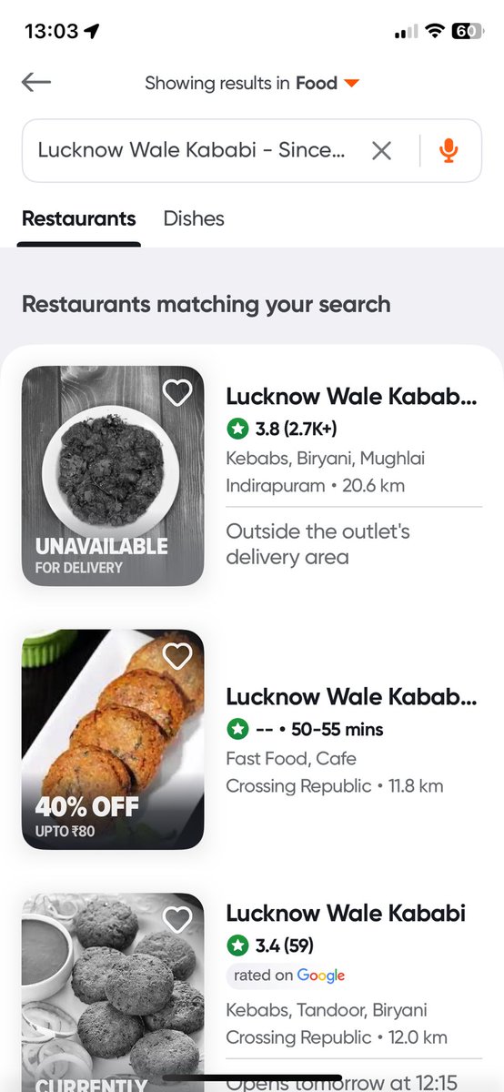 arnabsharma4891's tweet photo. Just had an unfortunate experience with @Swiggy. Ordered from a restaurant that doesn’t deliver to my location, only to find out after seeing a 97 min delivery time. Had to cancel, and they deducted the entire amount. #CustomerServiceFail #Swiggy https://t.co/7PwPLQuYK2
