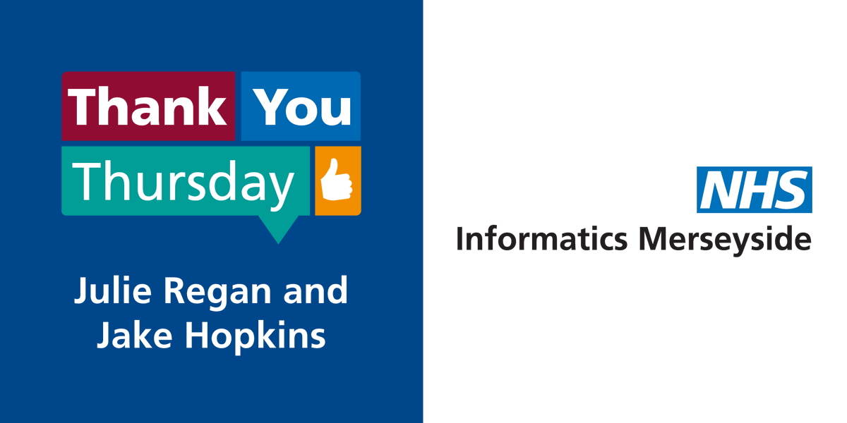 NHSiMerseyside's tweet photo. This #ThankYouThursday, we’re celebrating our Training Service colleagues - Julie Regan and Jake Hopkins - for supporting our System Harmonisation Programme and sharing their best practice and insights at a recent NHS Education and Training Leads meeting.

#TeamIM #ThankYou💙 https://t.co/djz6ujWcW2