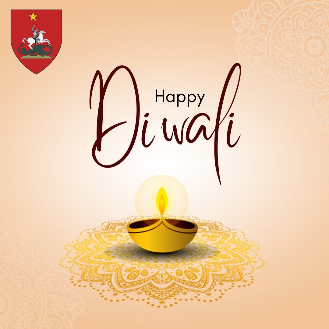 Warm Diwali greetings from the Worshipful Master &amp; all officers of Lodge St. George! May this festival of lights illuminate your lives with joy, prosperity, &amp; good health. Wishing all brethren, their families, &amp; friends a Diwali filled with happiness, harmony &amp; abundant blessings