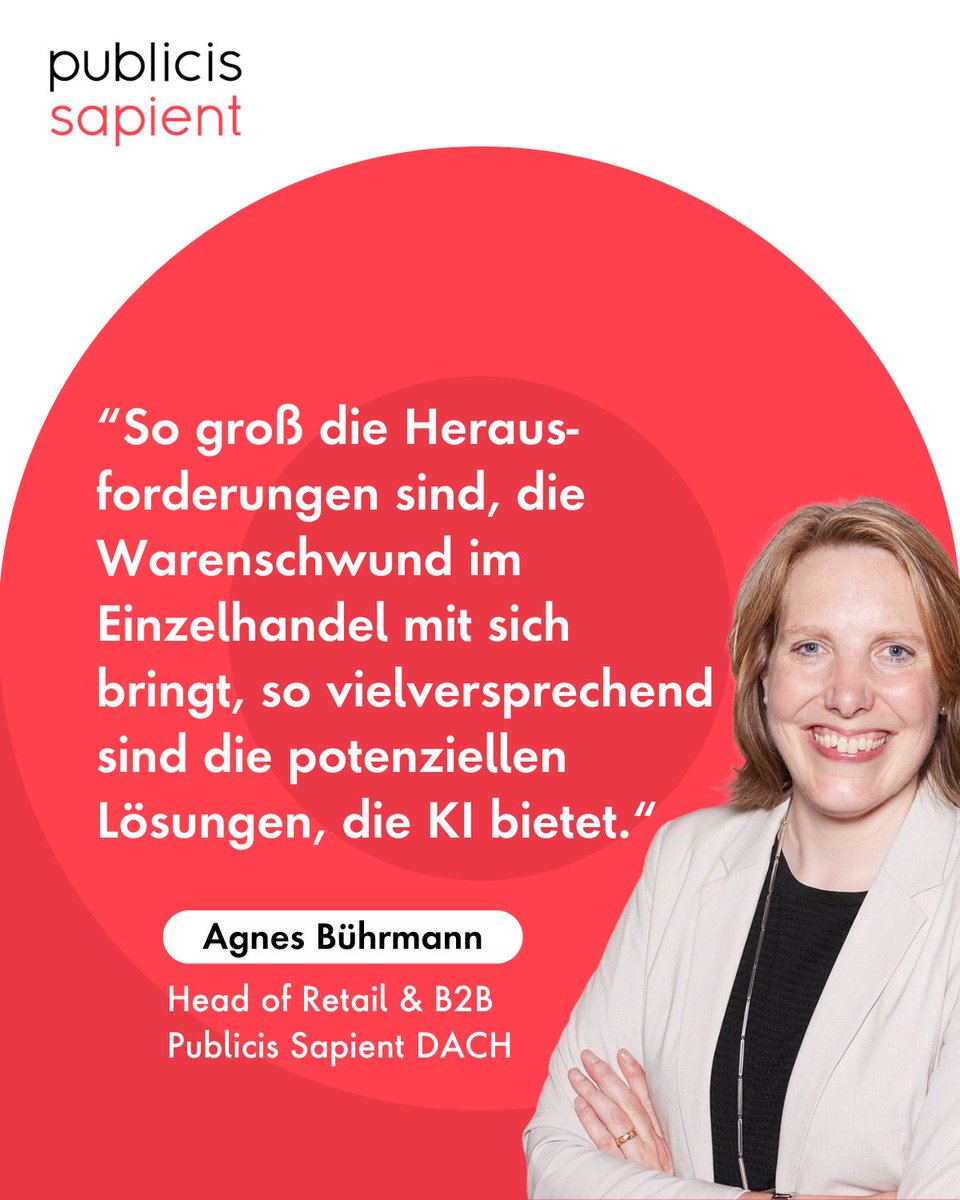 slacker089's tweet photo. Wie #KI als Lösung für das milliardenschwere Problem des Warenschwunds im Einzelhandel dienen kann, diskutiert Handelsexpertin Agnes Bührmann von @PublicisSapient in der @RundschauLEH. Hier geht’s zum Artikel: https://t.co/Kiv8kwMvkQ https://t.co/N36VovDsCb