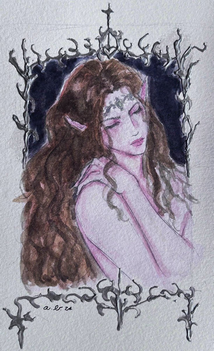 lum1n4l's tweet image. goodnight, Lucy
-
#oc #illustration #watercolours #traditionalart