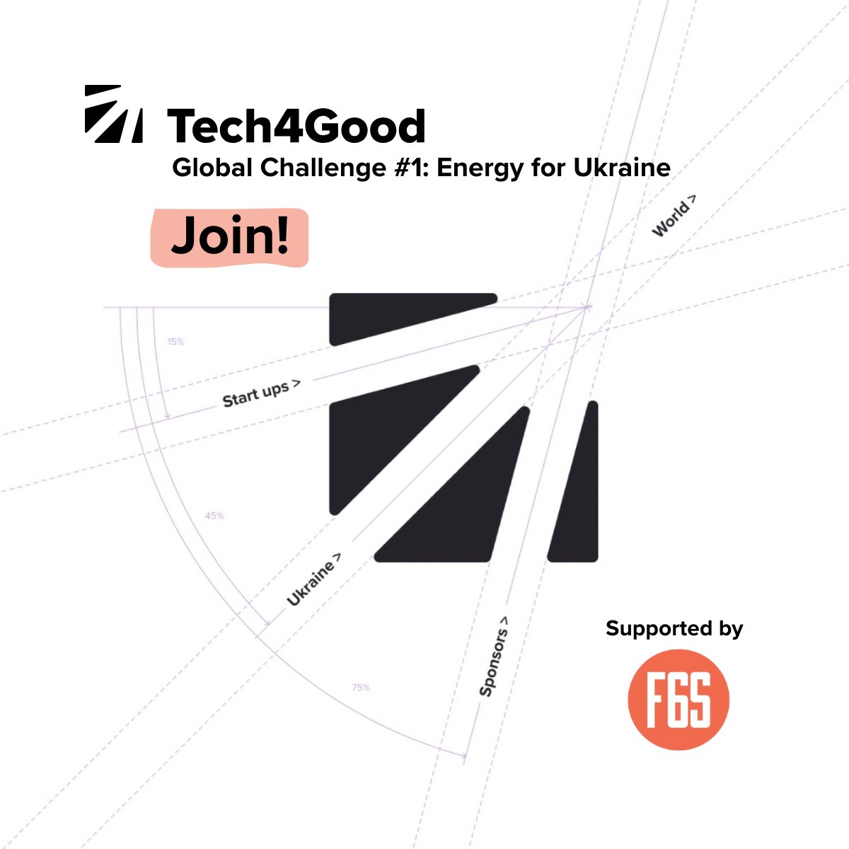 Tech4GoodUA's tweet photo. Tech4Good Challenge #1: Energy for Ukraine is supported by the @F6S platform!

Join the challenge as a startup, evaluator, or sponsor and be part of the impactful initiative: https://t.co/GVZD0YONhW

#F6S #Tech4Good #Tech4Humanity #EnergyForUkraine #EnergyCrisis #SocialImpact https://t.co/iSC8wVpC48