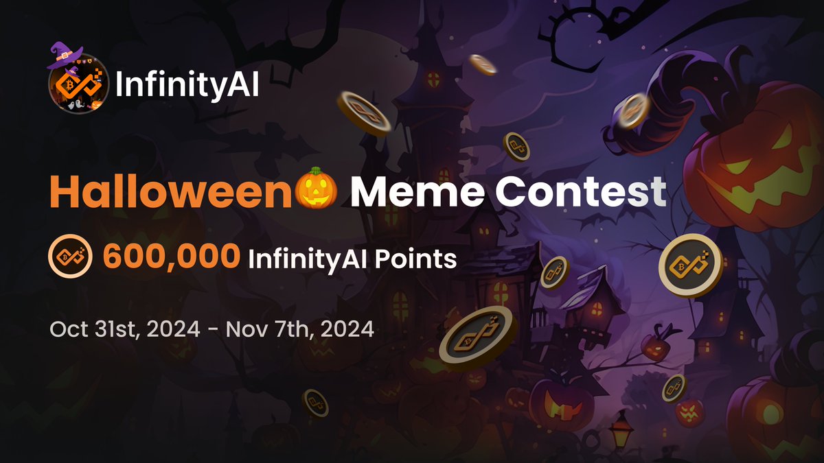🧡 Happy Halloween!

What creative sparks will fly when Halloween elements like 🎃 pumpkins, 👻 ghosts, 🐈‍⬛ black cats, and 💀 skulls collide with InfinityAI? Use AIGC to create the Halloween-themed art meme of your dreams! Will you go for a spooky atmosphere or a cute little