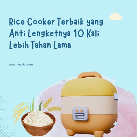 Rice cooker terbaik, anti lengket 10 kali lebih tahan lama ini menjadi pilihan yang tepat untuk mengganti rice cooker yang performanya sudah mulai menurun:
mugniar.com/2024/10/rice-c…
#RiceCookerMiyako  #RiceCookerNanoalMiyako