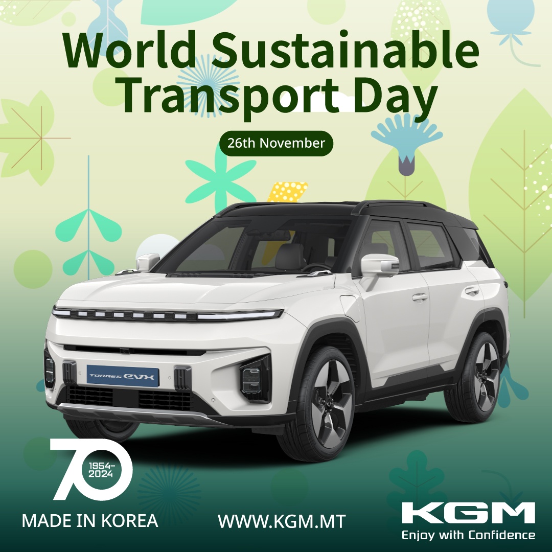Ready to go green? KGM Malta supports the shift to electric vehicles, bringing us closer to zero-emission transportation. ⚡🚗

#WorldKindnessDay #KGM #KGMMalta #Malta #Famalco #TomorrowTogether