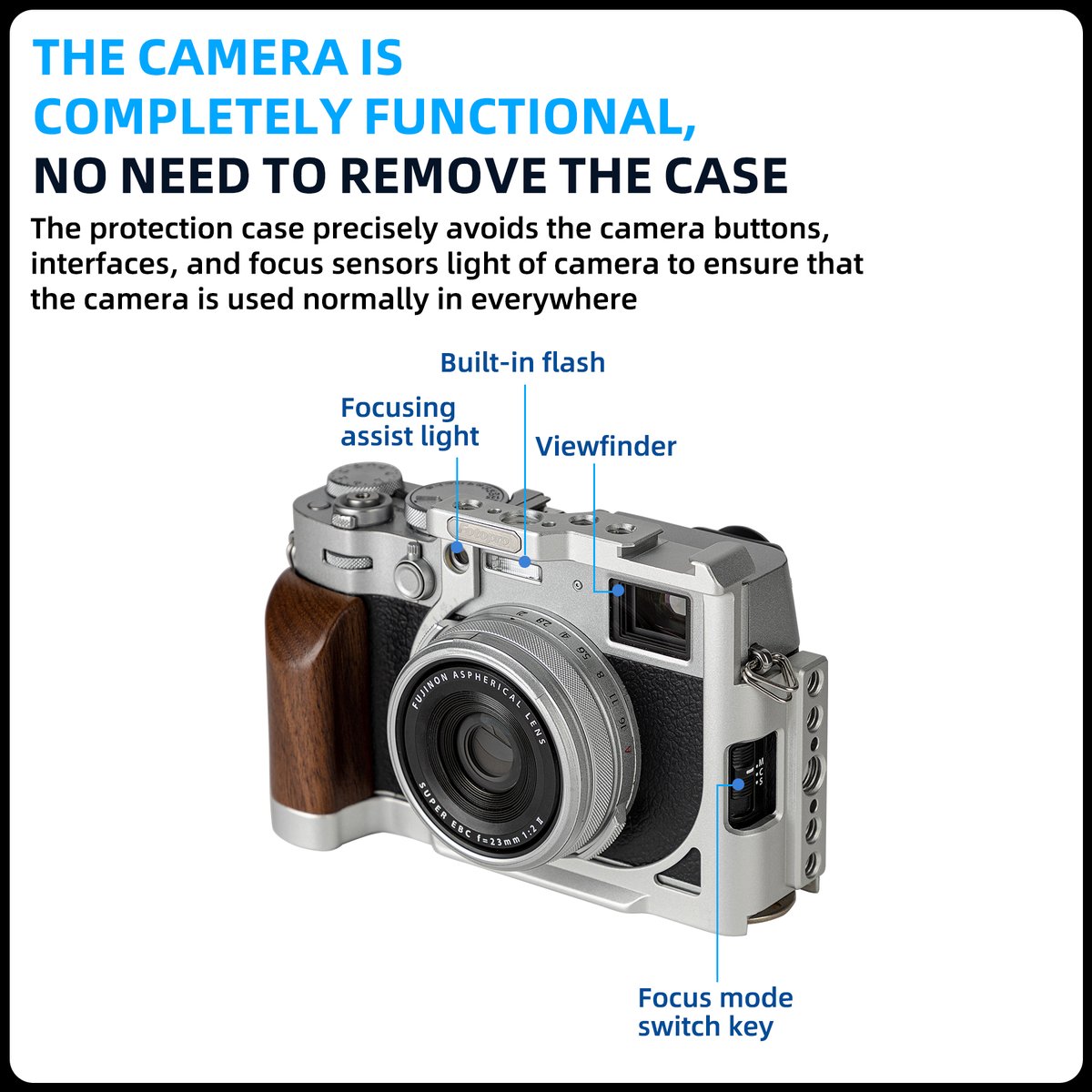 FotoproOfficial's tweet image. Introducing the C-X100VI Fujifilm Camera Cage 🆕⚡Keep your Fujifilm X100VI/X100V safe and stylish with the lightweight and sleek Protection Kit designed to enhance both style and handling!
✨Weights only 102g/0.22lbs

👇👇
fotopro.com/product/c-x100…

#fotopro #fujifilm #cameracage