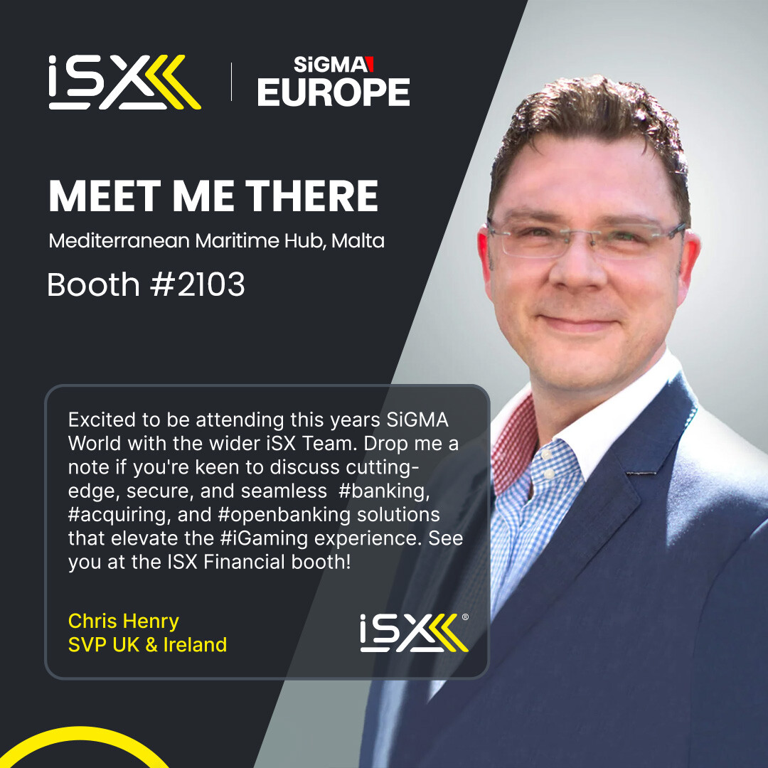 FinancialIsx's tweet image. Meet with one of our specialists at @SiGMAworld_ Europe (Nov 11-14) and explore innovative #BankTech solutions that will drive your business forward. 

Secure your appointment today: hubs.ly/Q02Wq4dp0 

#ISXFinancial #SiGMAWorld #Teamwork #FinancialInnovation