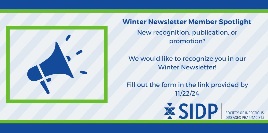 Promotion, publication, award, or innovative practice? SIDP would like to highlight your achievements in the upcoming newsletter! Please take 2 minutes to highlight your work in this form: buff.ly/4a7gMEh. Bookmark it to submit your accomplishments year round.