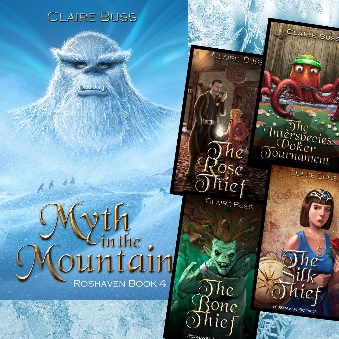 Myth in the Mountain will soon be with us so it's your last chance to pick up the rest of the humorous fantasy series for 99p on ebook. Once the snow clears, prices will rise.

Check out my Amazon page for all the books: amazon.co.uk/stores/Claire-…