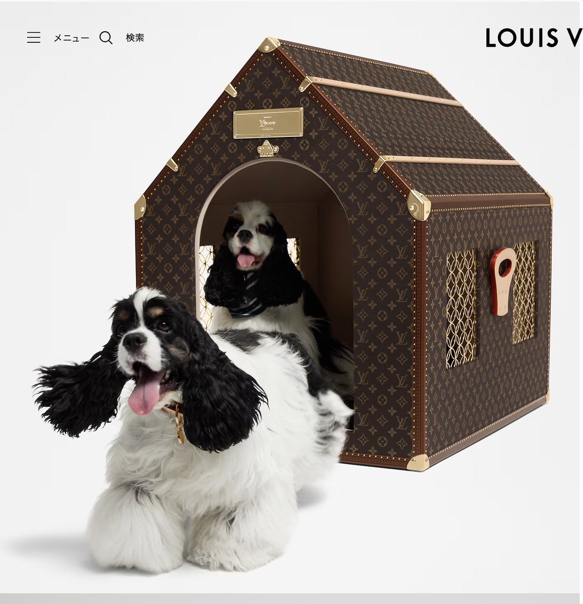 犬の家は地方の中古戸建(人間用)より高いんです
jp.louisvuitton.com/jpn-jp/product…