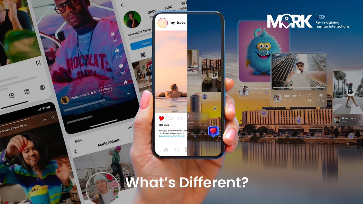 No more doom scrolling.

Get out there and discover MARKs comfortably nested in your everyday environments.

#AR #Phygital #FutureThinking #MetaEarth