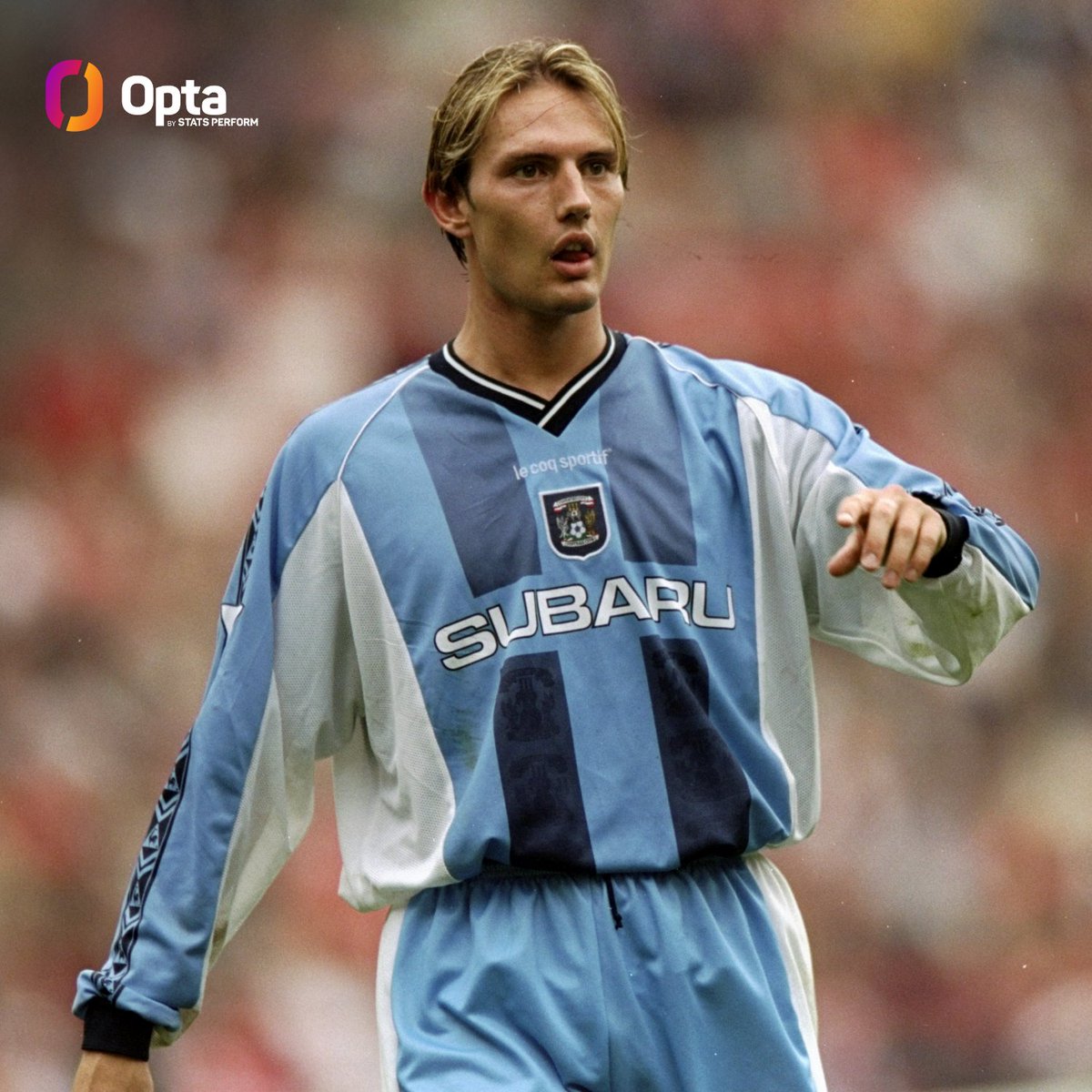 OptaJoe's tweet image. 1 - Noel Whelan is the only player with all the letters of 'Halloween' in his name to make a Premier League appearance on October 31, doing so in 1998 for Coventry City. Spooky.