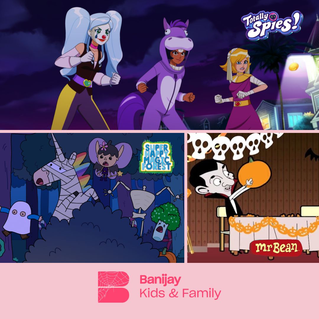 It’s spooky season, &amp; Halloween is here! Who will you be this year?👻🎃

Whether you’re transforming into a secret agent from Totally Spies!, frolicking around with friends or getting into some hilarious mischief like Mr Bean, we’ve got you covered!

#HappyHalloween #WeAreBanijay