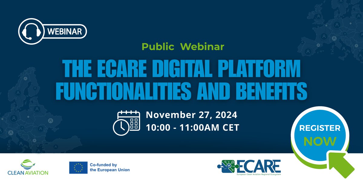 📢 Exciting news for #aerospace innovators! Join our free #Webinar on 27/11 at 10 AM CET! Discover how our Digital Platform can help you access funding data, connect with the aerospace network, and elevate your projects.🌍🔗 Register here: aerospace-valley.webex.com/webappng/sites… #CAJU #HorizonEU