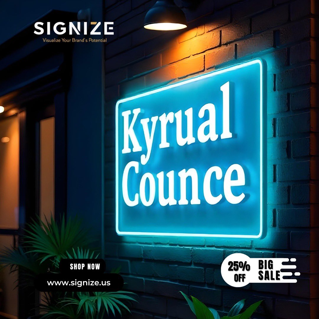 Signize_us's tweet image. signize.us     Reach out to us anytime! 

Transform your brand visibility with custom signage—and save big!
Save 25% on your custom signage order and get a free mockup to preview your design. 
#FreeDelivery #SignageDeals