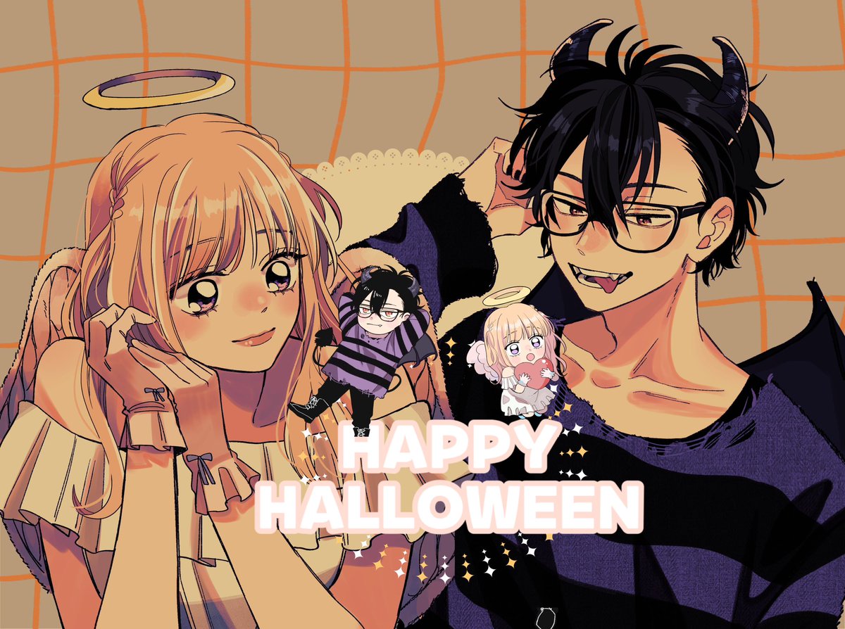 #HappyHalloween
#メガネ時々ヤンキーくん
あんまりハロウィン感がなくなってしまった…😈👼