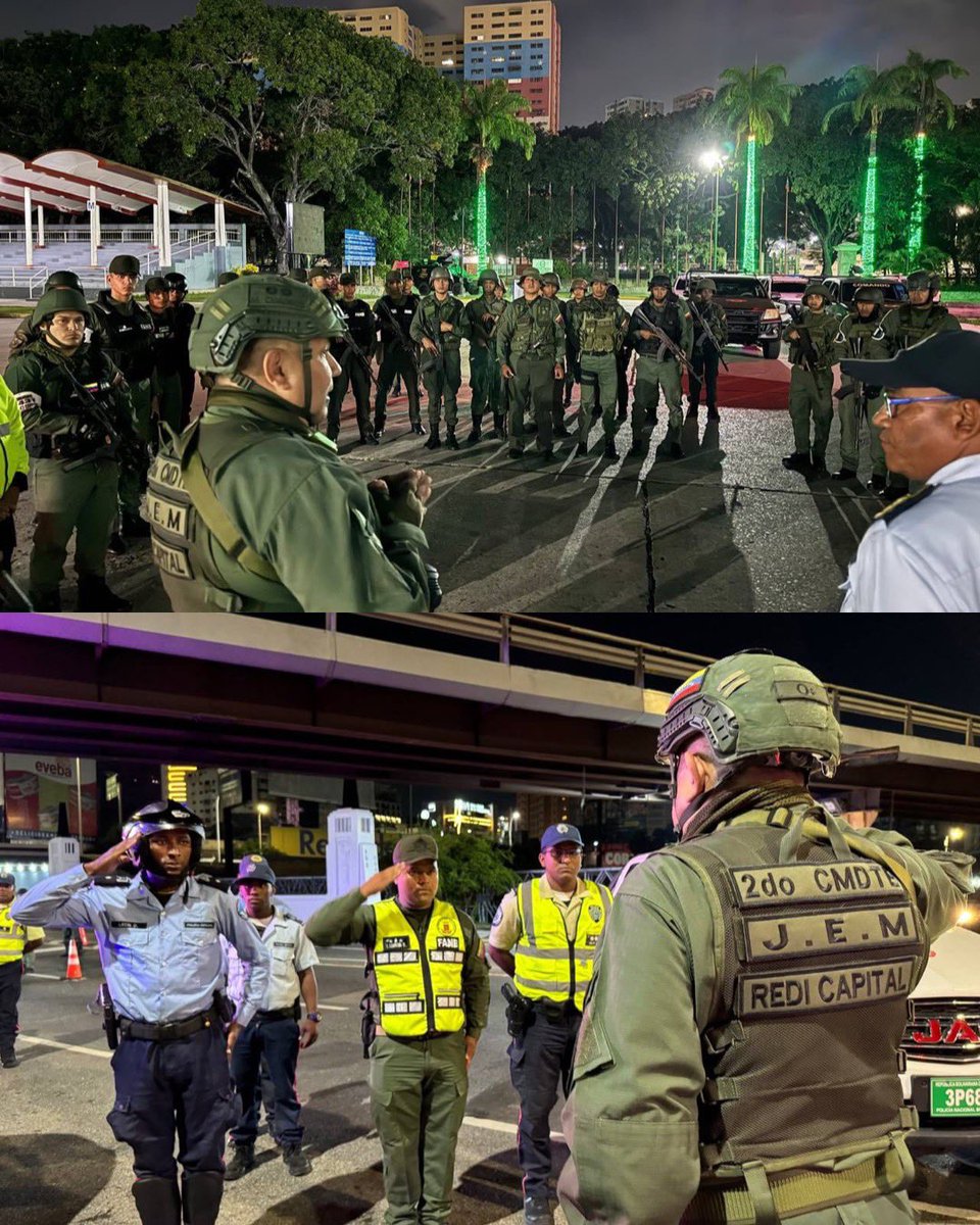 dhernandezlarez's tweet photo. La patria descansa segura. El Ronda Mayor mantiene la cohesión de los OSC en todos los cuadrantes de paz, usando las patrullas mixtas para brindar seguridad, paz y sosiego a la población venezolana.

#IntegrarEsVencer https://t.co/XNp3T89wTs