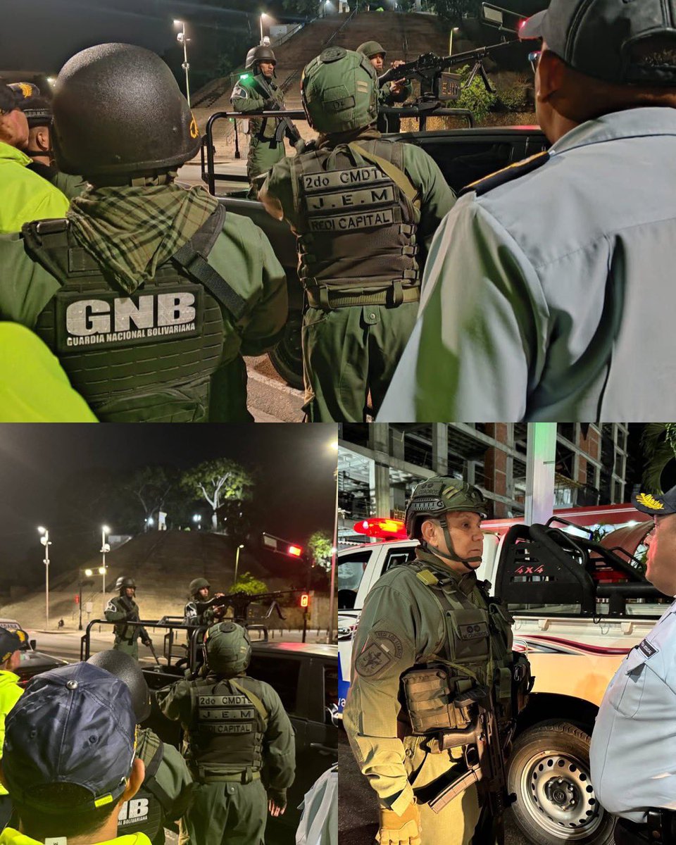 dhernandezlarez's tweet photo. La patria descansa segura. El Ronda Mayor mantiene la cohesión de los OSC en todos los cuadrantes de paz, usando las patrullas mixtas para brindar seguridad, paz y sosiego a la población venezolana.

#IntegrarEsVencer https://t.co/XNp3T89wTs