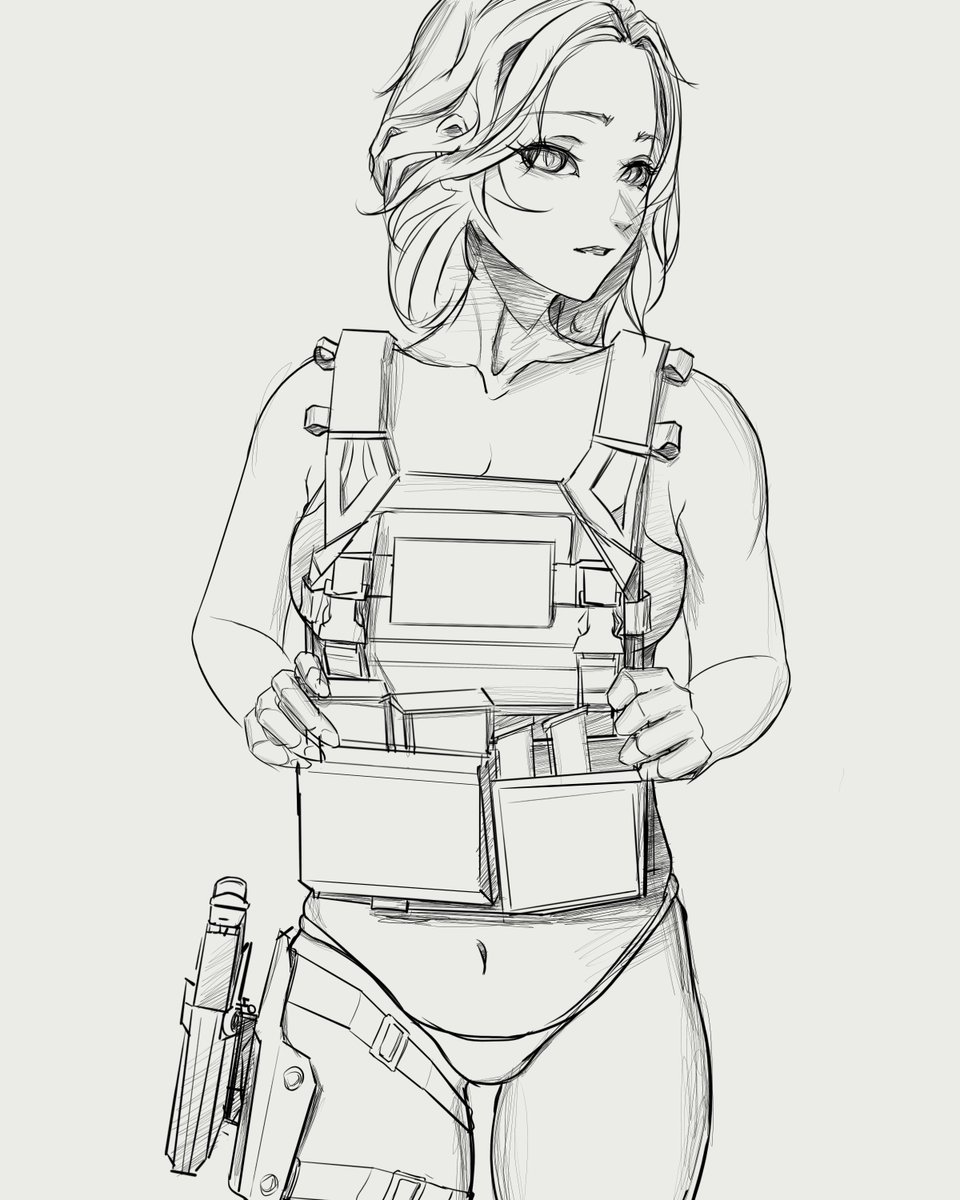 Mommy on a hot summer day

#art #anime #illustration #tactical