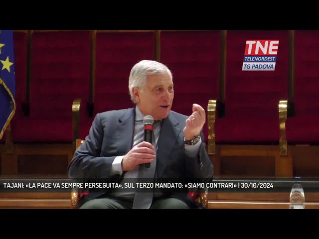 telenordest's tweet photo. PADOVA | TAJANI: «LA PACE VA SEMPRE PERSEGUITA», SUL TERZO MANDATO: «SIAMO CONTRARI»
https://t.co/TjxK5CQz4m https://t.co/XvvpbUj5SX