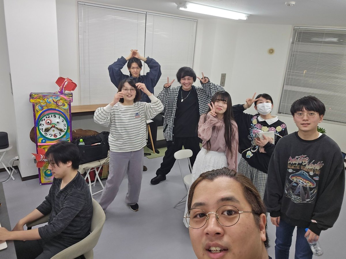 Goudou_Sapporo's tweet photo. 『札幌若者合同公演』では
 11月から公開稽古を開催いたします!!

 学生でも社会人でも
 少しでも演劇に興味がある… という方は
まずは見学に来てみませんか？？

 DMにて
お名前と見学日程を送るだけ♪
途中入退室可能です💃

 お気軽にご連絡下さーい🥳

#札幌若者2024
#生がふたりに分つまで https://t.co/cFfYx7vLl6
