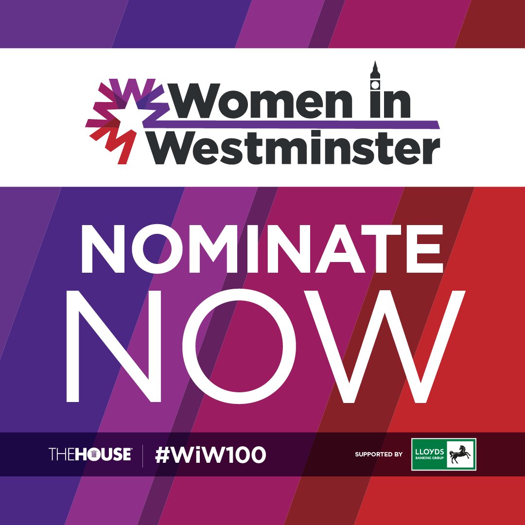 ⏰ Good news: deadline extended to 8 November ⏰

If you know someone who helped set up a high-impact campaign or played a part in enacting notable legislation, we want to hear about them! 

➡️ Submit your nomination here: bit.ly/3ThiEVu

#WiW100 | <a href="/LBGplc/">Lloyds Banking Group</a>
