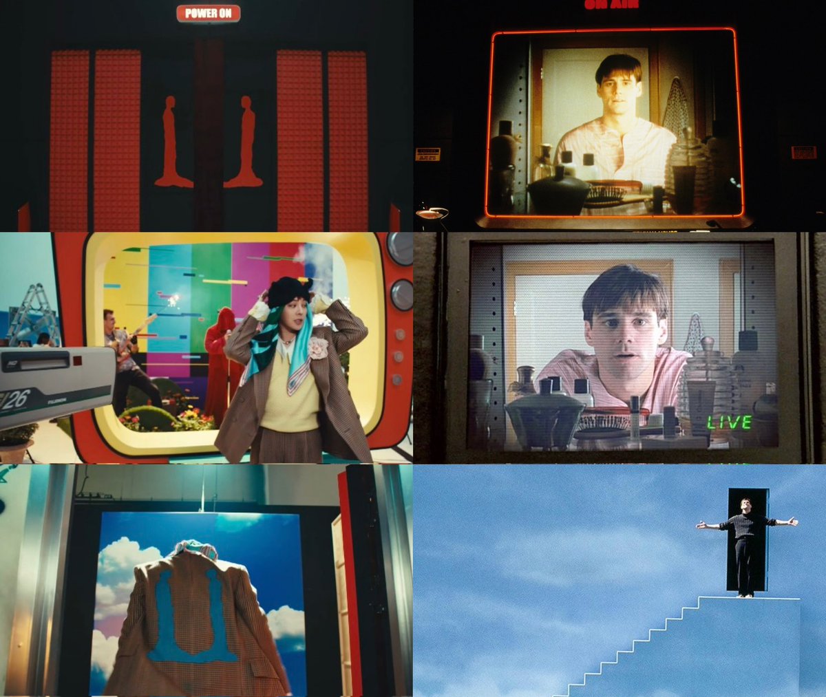 on YOO QUIZ, GD mentioned how him always being in the studio felt like he was on the TRUMAN SHOW.

the POWER mv references this starting with us entering the studio GD has been confined in and ending with him freeing himself, just like the character in the movie

#GDRAGON_POWER