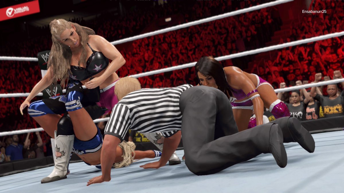 chisuy25's tweet image. Tag Team Action!
#DivasOfDoom
#LayCool 
#WWE2K24 
@WWEgames