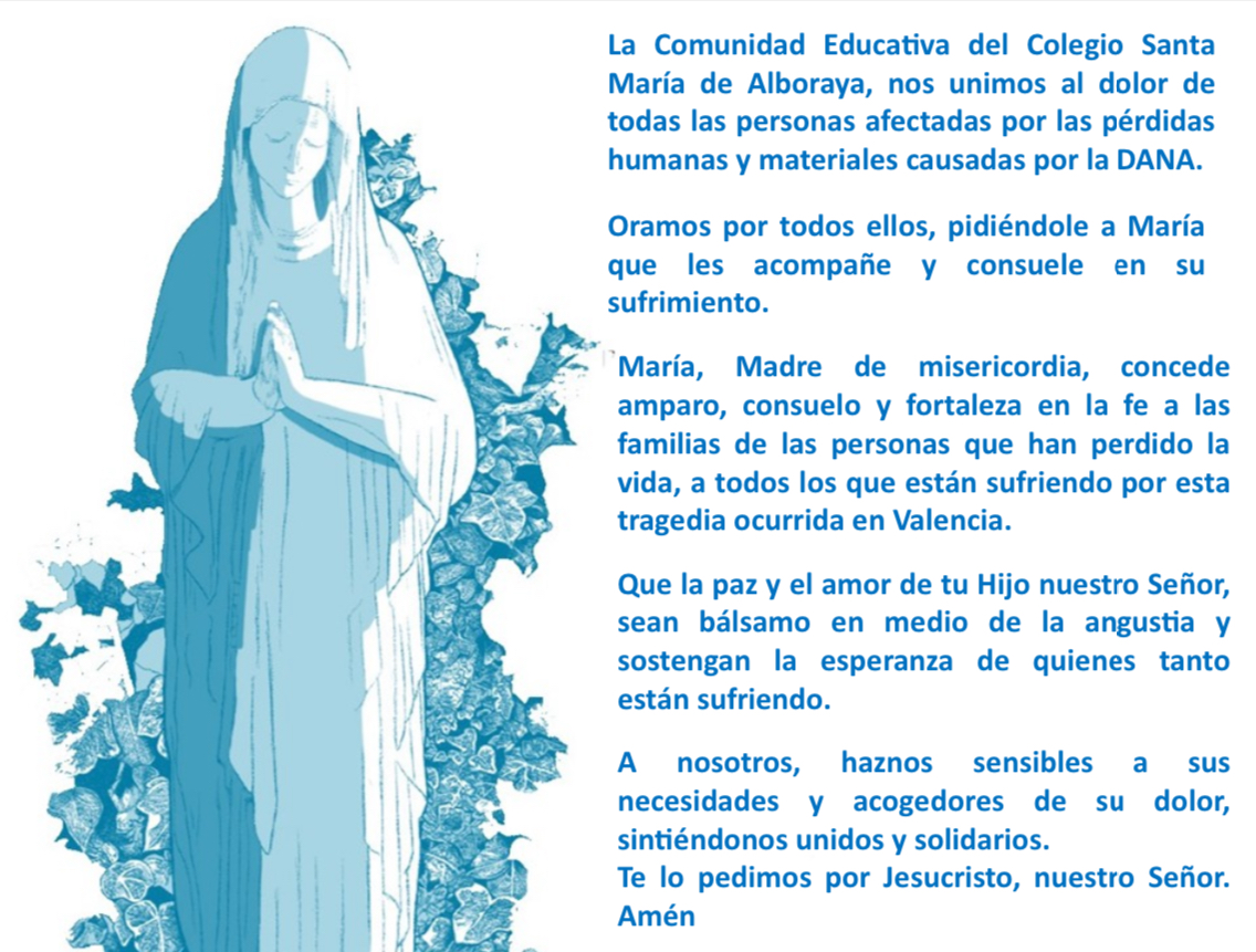 Oración para el día de hoy por los afectados por la DANA