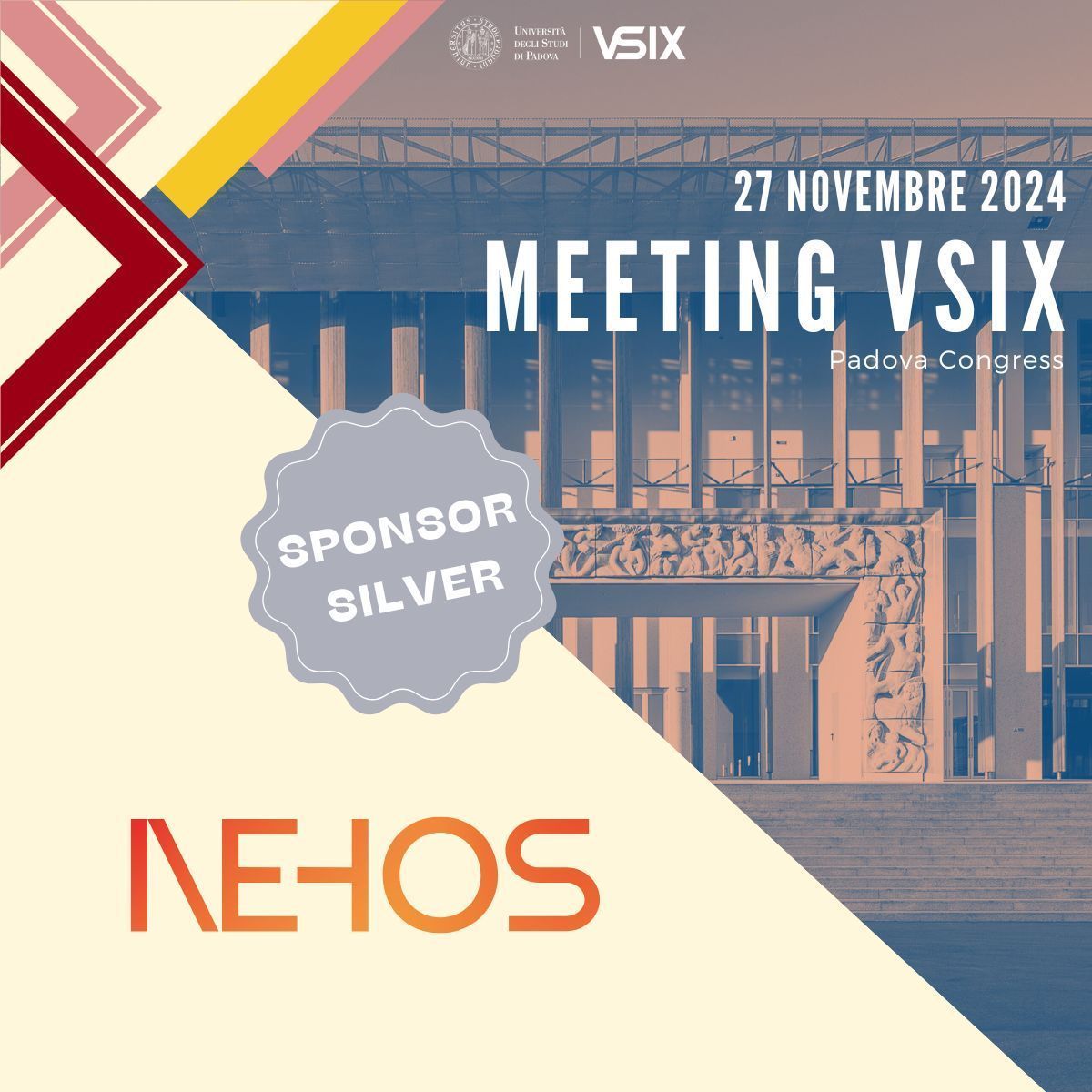 📣  Un nuovo #sponsor per il #MeetingVSIX. Siamo molto felici di annunciare che sarà con noi #NEHOS

✒️ Vuoi partecipare all'evento? Per registrarti e conoscere tutti i dettagli visita il sito: buff.ly/3BJyTVF 

#ixp #event #tlc #networking #internet