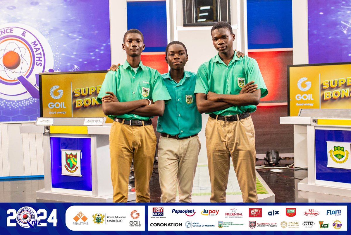 St. Augustine’s College (@augusco_) on Twitter photo We are grateful, gallant team - congratulations <a href="/KwabotweOnline/">MFANTSIPIM</a>. 💚
#NSMQ2024 We are grateful, gallant team - congratulations <a href="/KwabotweOnline/">MFANTSIPIM</a>. 💚
#NSMQ2024