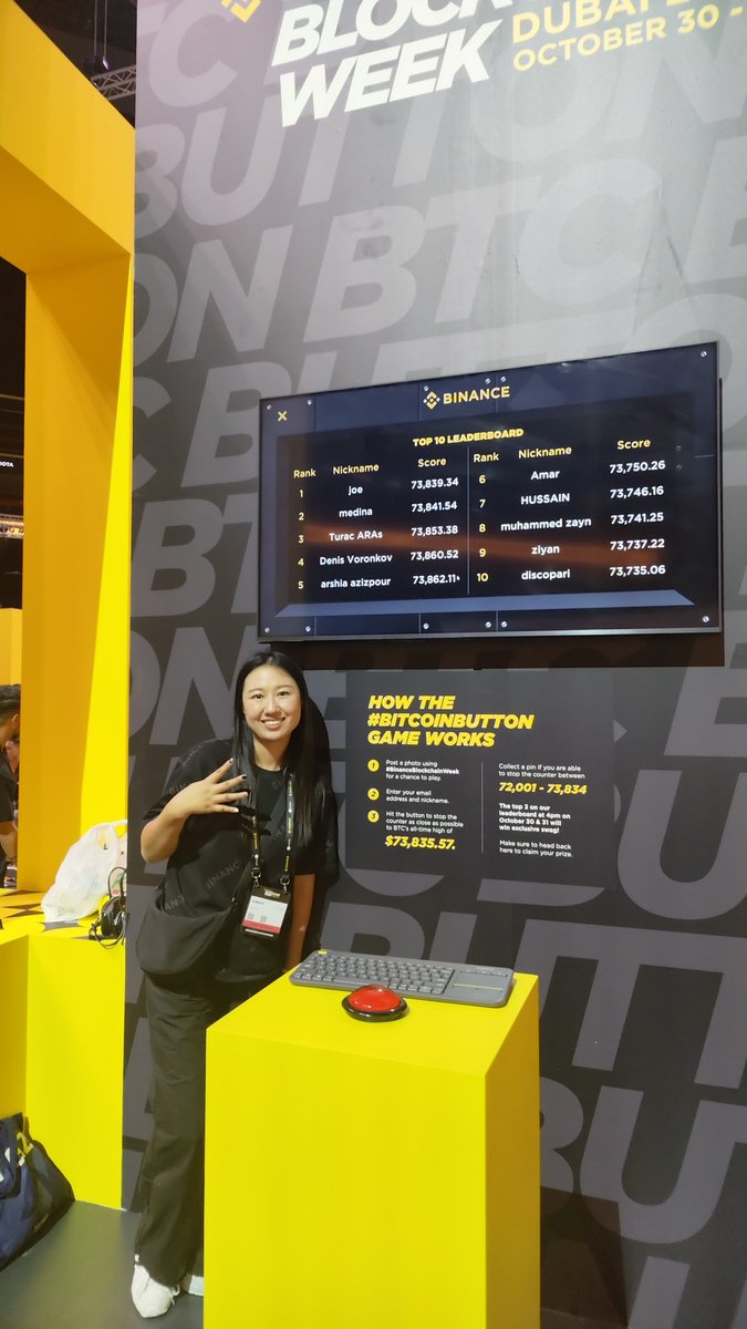 #BinanceBlockchainWeek Great feeling in binnanve event