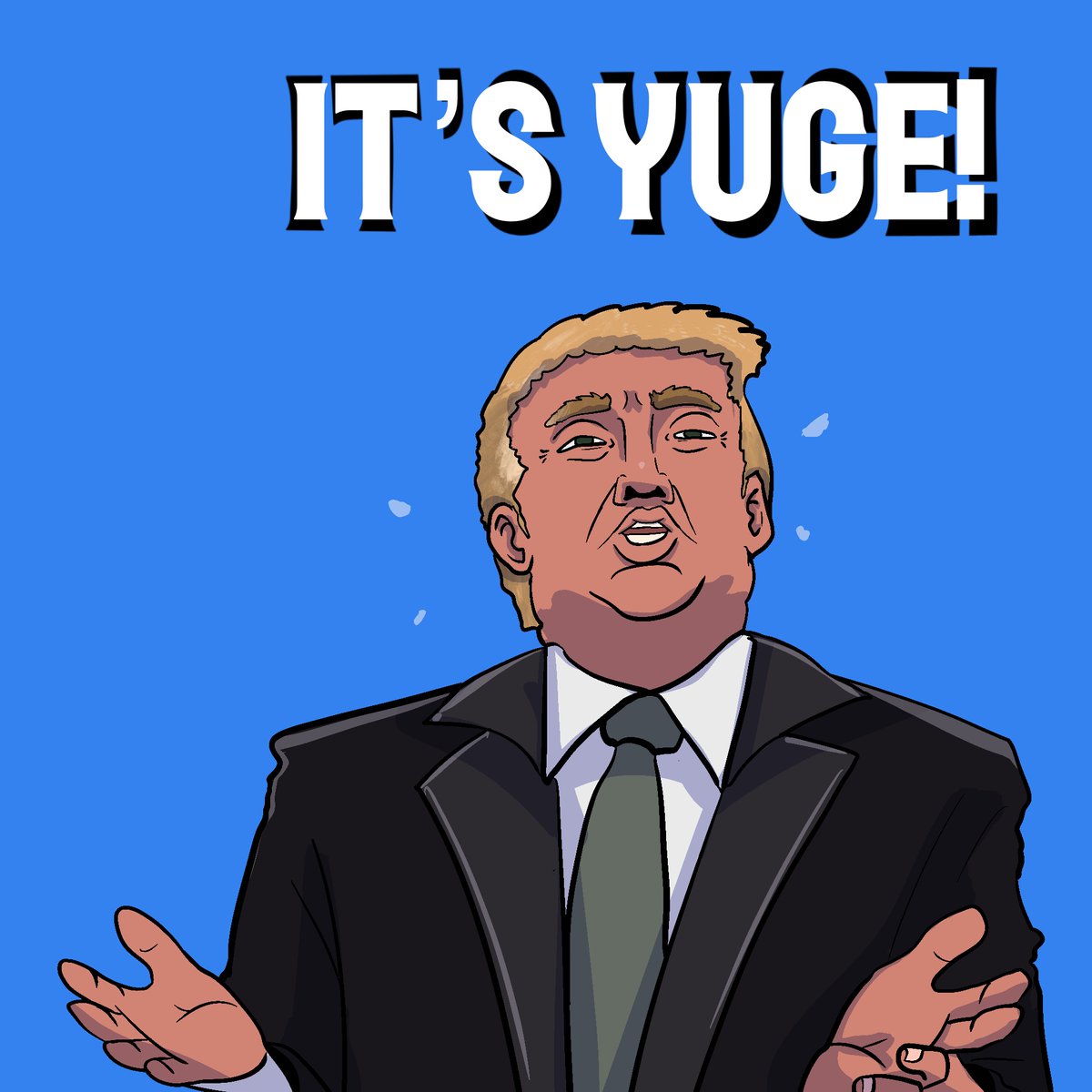 YUGESOLDIER's tweet photo. @Boss0fBase @coinbase @base $YUGE ready to make some yuge noise on @base! 
@YUGETrumpBase https://t.co/JsbX6Ftfh5
