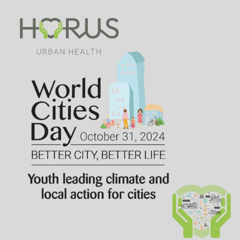 Today is World Cities &amp; this day is important for HORUS because the #climate action of #cities is very important, as the #health of those who live in them also depends on it. 

We aim to address #NCDs in urban built environments among #vulnerable populations. 

#WorldCitiesDay