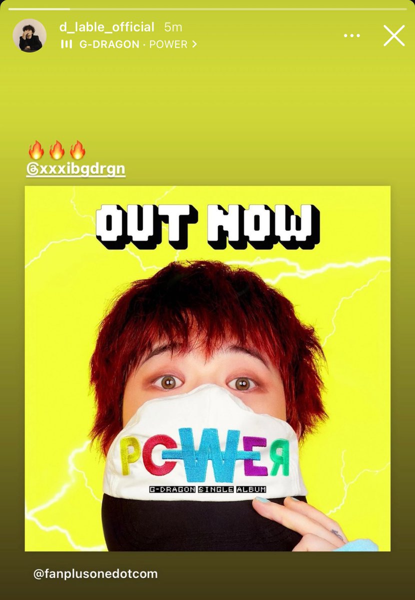 DAESUNGintl's tweet photo. D_Lable Instagram update

Supporting his Jiyong hyung 🔥

POWER MV OUT NOW
#GDRAGON_POWER
#GDRAGON2024 #지드래곤파워 https://t.co/7kQDFwi226