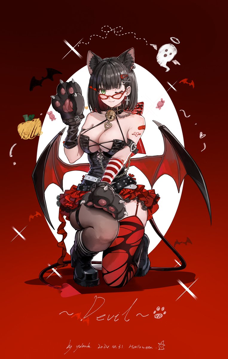 「#Halloween  #OC  」|Yolandaのイラスト