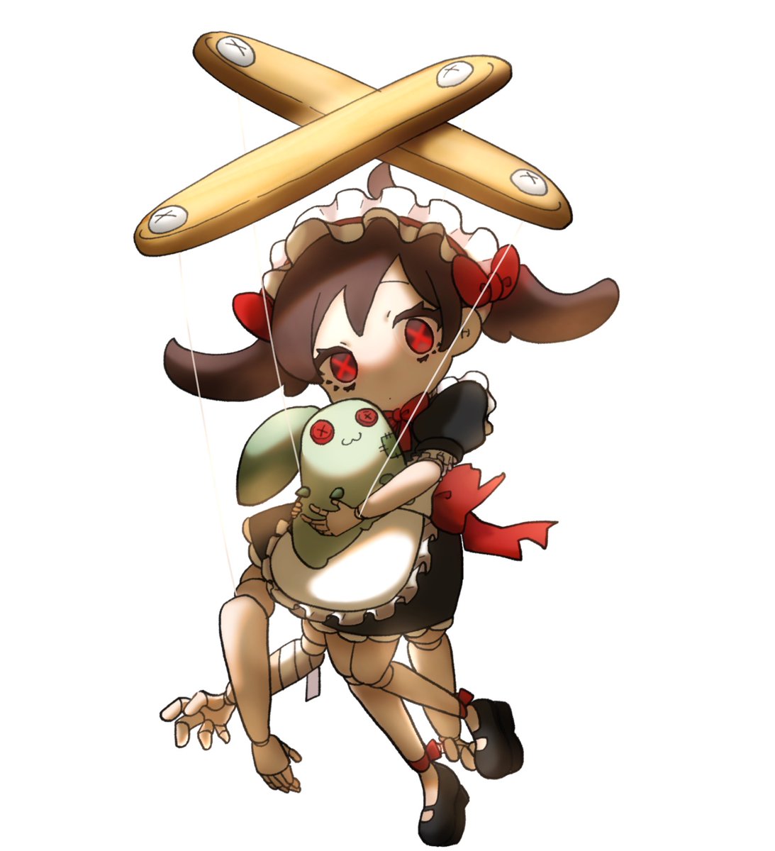 線画お借りしました〜‼️背景は画力が足りないので無し…色んな絵塗れて楽しかったです〜‼️みんな小物とか細かくて軽く発狂しましためっちゃフリルとか色々すごくてフリル〜‼️って叫んでました‼️ありがとうございました‼️