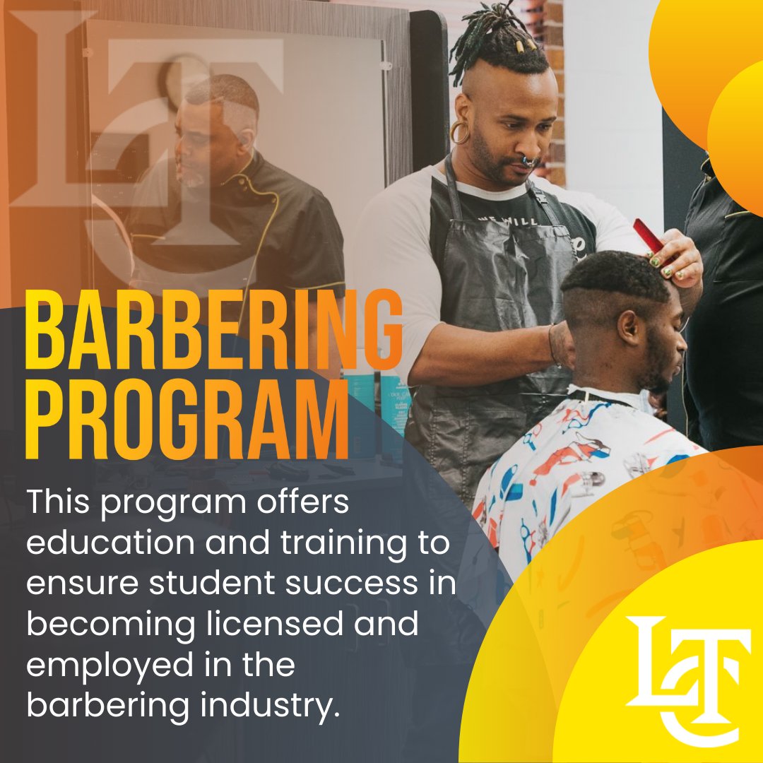 LivelyTechTally's tweet image. 💈 Shape up your future with Lively Tech’s Barbering program! ✂️ 

Learn the latest techniques in hair cutting, styling, and grooming!

💡 Learn more at livelytech.com/all-programs 

#HigherLearningHigherEarning #LivelyTech #Barbering