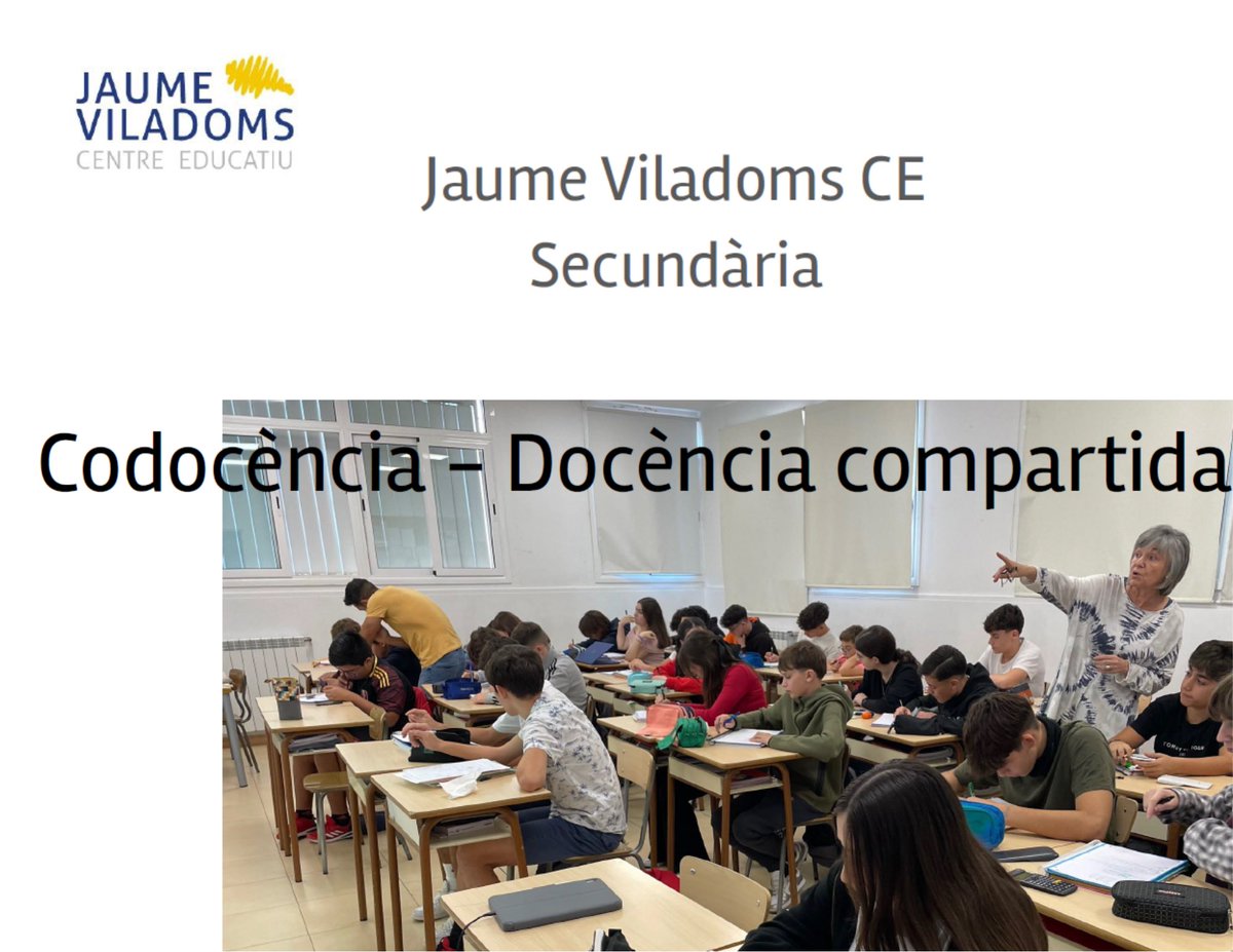 FTrams's tweet image. La setmana passada vam dur a terme el 1er workshop del curs. Va tractar la codocència i vam comptar amb  @CentreJViladoms @escolasadako i @santgervasicoop , que van compartir les seves estratègies.
 
Moltes gràcies per brindar-nos una sessió tan enriquidora! 
 
#sharetolearn