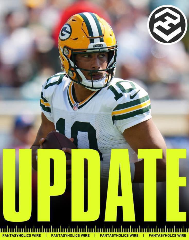 FantasyHolics1's tweet photo. Per Adam Schefter
Packers QB Jordan Love said he sees a “realistic” chance for him to play Sunday vs. the Lions despite the fact that he did not practice Wednesday due to his groin injury.
#AgentJO https://t.co/KgFMqb79vw