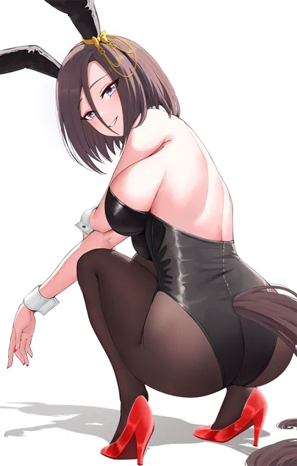 リクエストありがとうございました! バニーのエアグルーヴを描かせていただきました!#Skeb#ウマ娘 