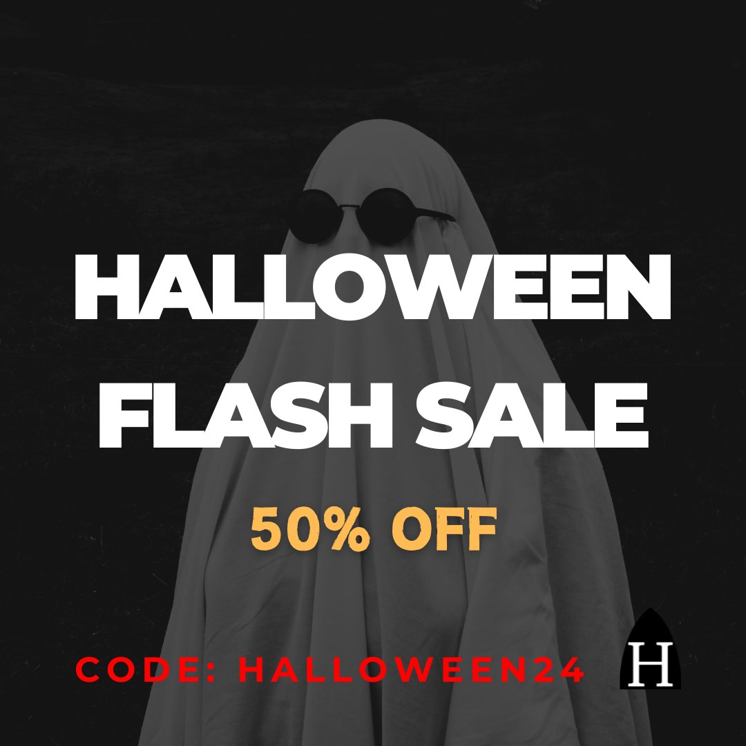 HAPPY HALLOWEEN!

To celebrate our favourite day of the year we are holding a huge flash sale! Get yourself a scarily good 50% off ALL Haunt books from our website.

Use code HALLOWEEN24 at the checkout. Ends midnight Sun 3rd Nov.

hauntpublishing.com/books

#Halloween #Halloween24