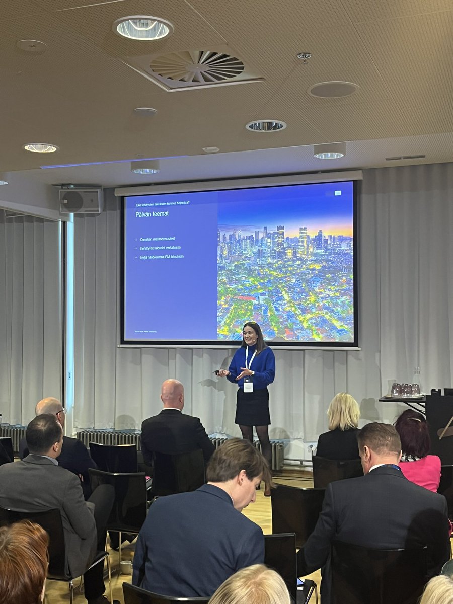 🌐ICC Trade Finance Day 2024 käyntiin ICC Suomen maajohtaja <a href="/pmpohjanheimo/">Päivi Pohjanheimo</a> tervehdyksellä ja <a href="/DanskeBankFI/">Danske Bank Suomi</a> Pääanalytikko Minna Kuusiston katsauksella kehittyvien talouksien tilanteesta ja tulevaisuuden näkymistä. 

#tfd #tradefinance #vienti #export