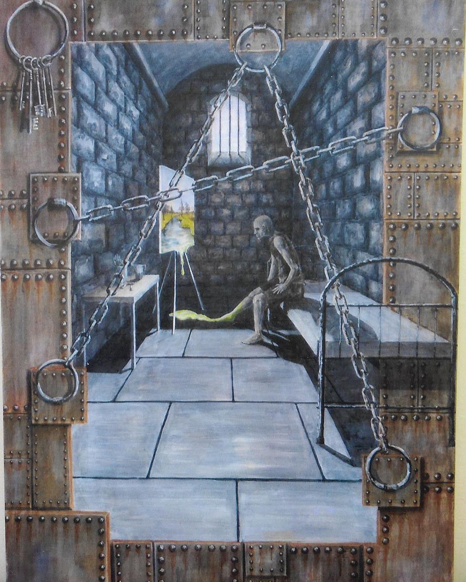 Touched… The power of the imagination which those of us inside have to dig deep for. 

#prison #prisonart #prisonartist #incarcerated #CPTSD #MentalHealthMatters #mentalillness #penandink #creativity #jail #forgotten #solitary #scream #frustration