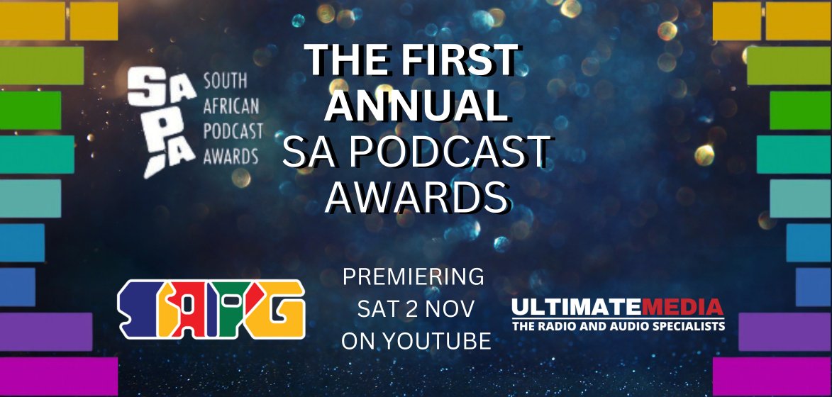 The first annual South African Podcast Awards will be streamed on YouTube this weekend, Saturday 2 November at 18:30 SAST. The awards will be streamed live on YouTube - youtube.com/@SouthAfricanP…
Also follow the SA Podcasters Guild on social media for details.