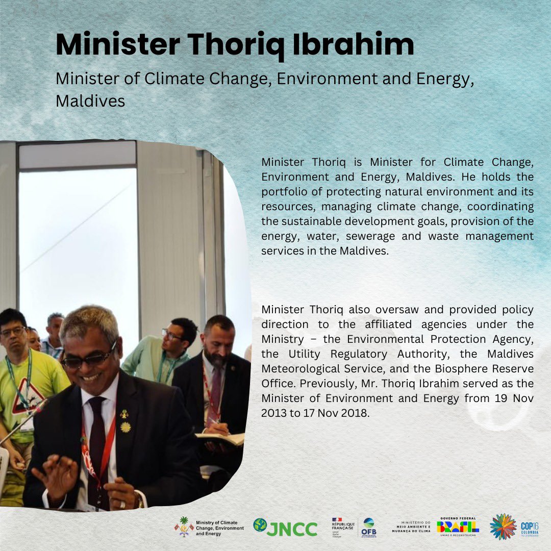 pcamaldives's tweet photo. Experiences and lessons learnt in exploring  approaches in contributing to the 30by30 were shared by countries at the #CBDCOP16 side event, co-hosted by the Government of Maldives @moemv and @JNCC_UK. 
@UKinMaldives @OFBiodiversite  @mmeioambiente
#1Ocean1Challenge #Cali #COP16 https://t.co/TYb7RtvsYv