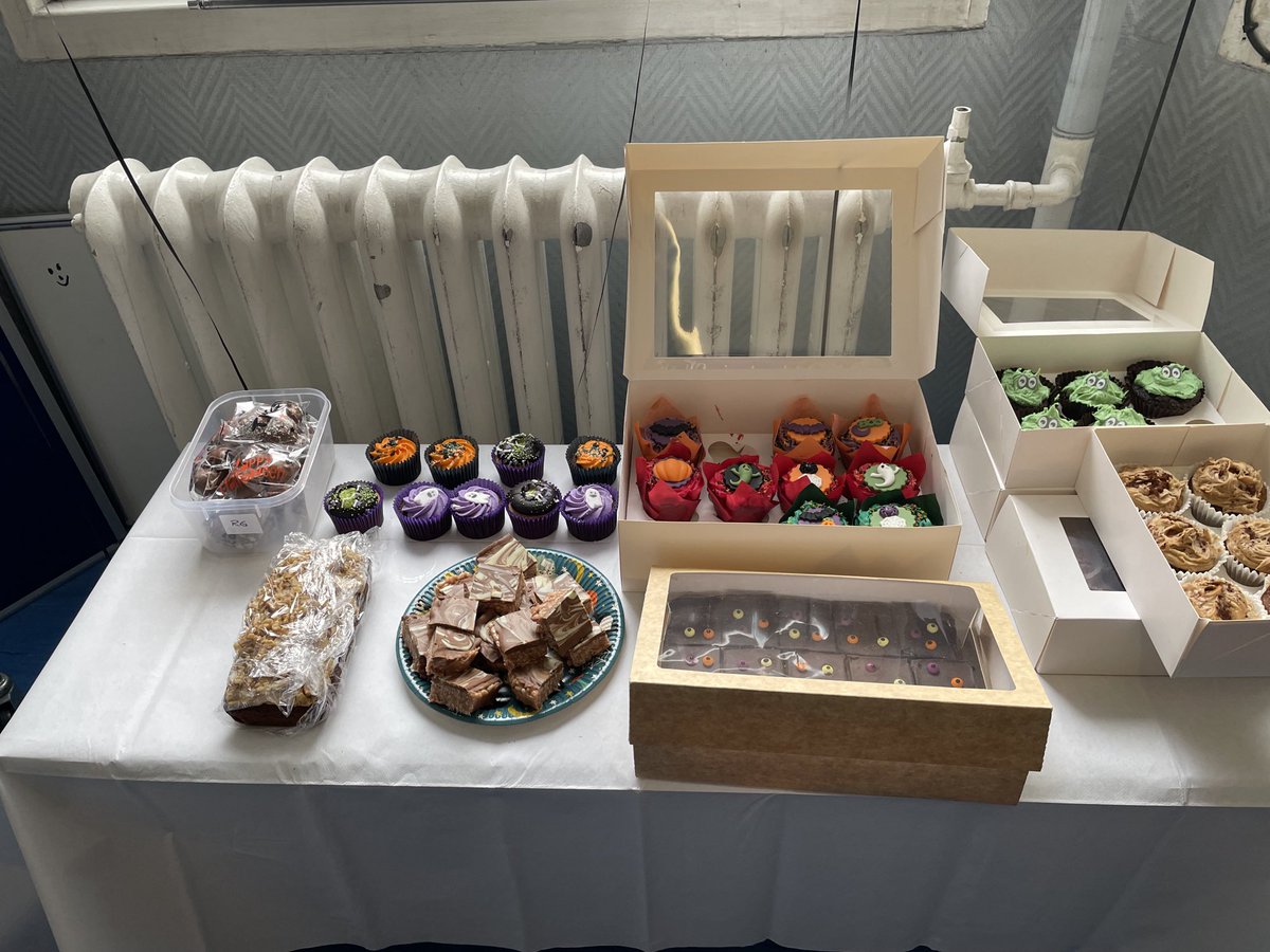 Setting up annual charity bake sale at Glasgow Royal Infirmary ⁦<a href="/CHSScotland/">Chest Heart & Stroke Scotland | also on bluesky</a>⁩ ⁦<a href="/StrokeScotland/">StrokeAssocScotland</a>⁩ ⁦<a href="/NicolaODonnell/">Nic O'Donnell</a>⁩ ⁦<a href="/sineadoxley/">Sinead</a>⁩ ⁦<a href="/DrFiWright/">Fiona Wright</a>⁩ ⁦<a href="/AnnJDocherty/">Ann</a>⁩