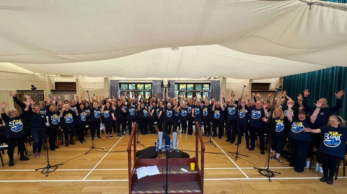 We had an incredible time with the terrific Sing for Fun at The Fieldgate Centre in Newbury, capturing the incredible energy and joy of their 20th Anniversary album! Honoured to be part of such an amazing milestone and we can't wait to share the magic with everyone 🎹🎶🎧🌟