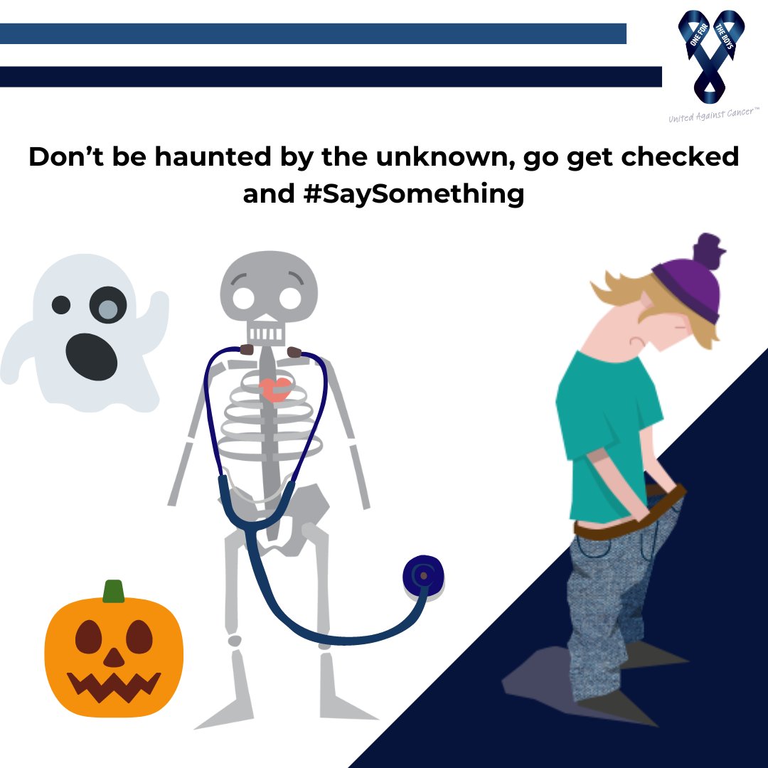 🎃 This #Halloween, the scariest thing isn’t a ghost or goblin, it’s ignoring your health. Early detection can stop cancer in its tracks. Don’t be haunted by the unknown. Get checked, take care of yourself, and encourage the men in your life to do the same.
#SaySomething