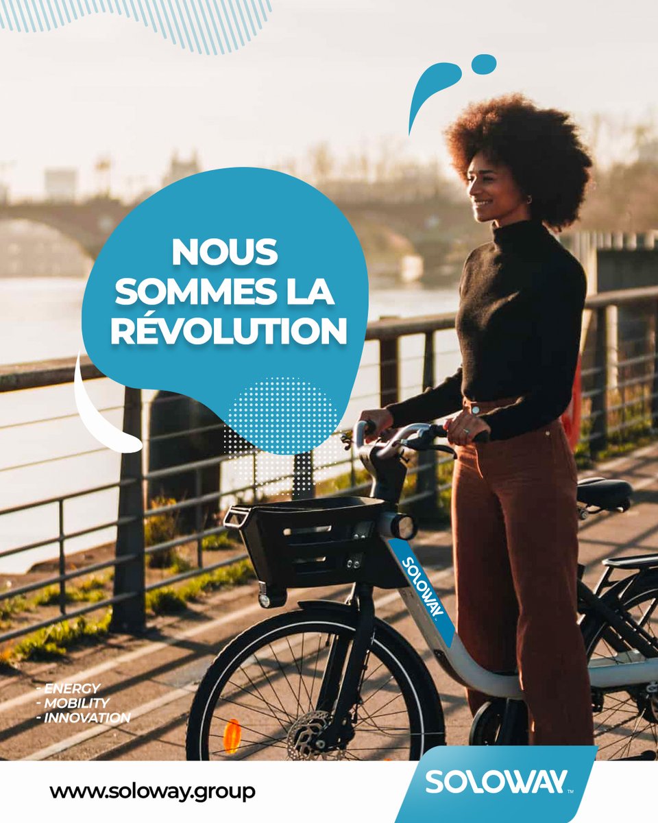 Soloway, c'est la révolution de la mobilité, de l'énergie, et de l'innovation. Avec nos vélos en libre-service et bornes de recharge électrique, nous transformons le quotidien au Pôle Urbain de Diamniadio.
Contactez-nous au +221 77 725 58 58
soloway.group
#Soloway